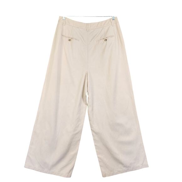 Madewell Womens The Harlow Wide Leg Pant Plus Size 16 Harvest Moon Sailor NWT - Picture 5 of 15